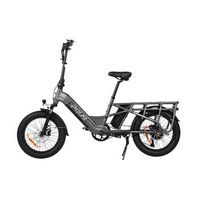 bicicleta electrica pixar plus7 500w 48v 204ah fat tire gris