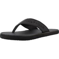 tommy hilfiger chanclas hilfiger leather beach para hombre