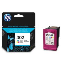 hp 302 tri-colour original standard capacity ink cartridge f6u65ae