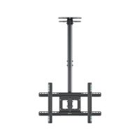 soporte de techo universal para tv de 32 a 75 con ajuste de altura e inclinacion