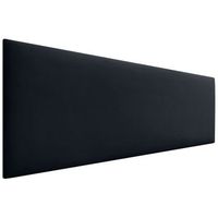 dhome cabecero de terciopelo liso 135x50 camas 120135140 - negro