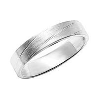 anillo para hombre de plata 925 parcialmente satinado