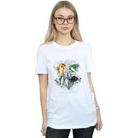harry potter camiseta hogwarts para mujer