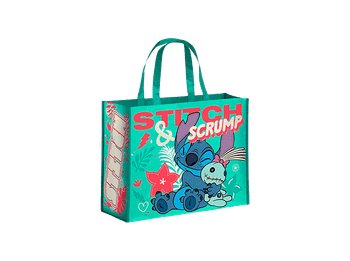 Bolsa reutilizable - Sherwood Disney Lilo y Stitch Scrump, 45 cm