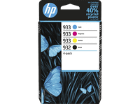 cartucho de tinta - hp 932 negro  933 tricolor hasta 400 paginas impresion bn 300 a color