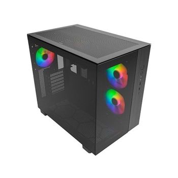 Chasis Montech KING 65 PRO ARGB Black ATX Ventilación Premium Triple Ventilador