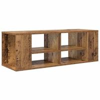 conjunto de mueble de tv  mueble de salon  gabinete de tv madera vieja 102 x 35 x 35 cm