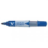 pilot v board master caja 10 rotuladores punta de fibra 6mm para pizarra azul