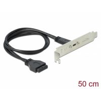 cable usb delock 05 m usb 32 gen 1 usb-c a encabezado de placa base