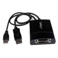 startech adaptador de video activo displayport a dvi-d doble enlace