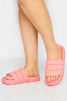 limited collection chanclas anchas rosas acolchadas