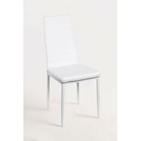 pack 4 sillas lauter polipiel de polipiel 96404050 cm - blanco