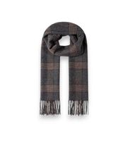 hackett london para hombre hm0400110 bufanda plaid logo gris osfa casual lana clasico