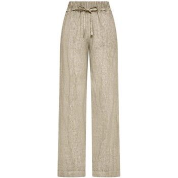 Deha Pantalones Fade Effect Linen Straight para mujer