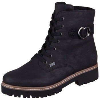 Rieker Botines Schwarz Mogadischu Wildebuk para mujer