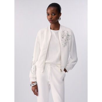 Liu Jo Jersey Sudadera con cremallera y bordados joya para mujer