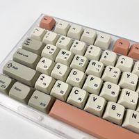 xda pbt keycaps coreano ingles ruso japones 9009 set tinte sub keycap para cherry mx switch teclado mecanico 61 75 82 98 teclas