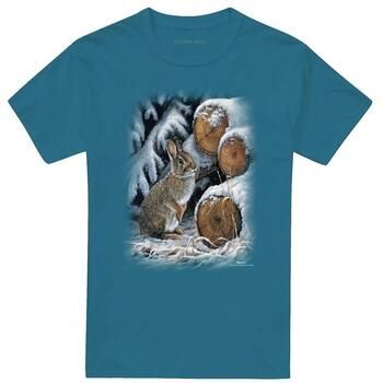 Wildlife Camiseta Wood Pile para hombre