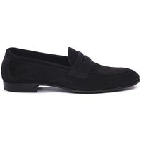 luca rossi mocasines blu camoscio para hombre