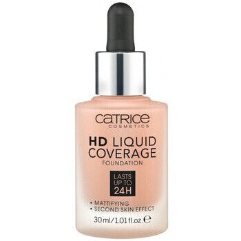 Catrice Base de maquillaje HD Coverage Liquid Foundation - 40 Warm Beige para mujer