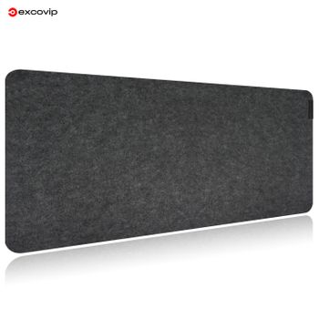 EXCO-alfombrilla de escritorio de fieltro, alfombrilla grande extendida para teclado y ratón, Base antideslizante, Protector suave para ordenador de escritorio para videojuegos, hogar, oficina y