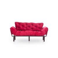 sofa cama 3 plazas nitta triple granate