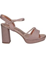 sandalias de fiesta polka 430 oro rosa 40