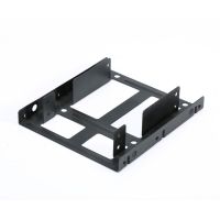soporte de montaje ewent ew7006 para 2 hddssd 25r en bahia 35r negro