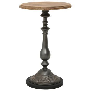 Mesa Auxiliar De Madera De Abeto Maciza Marrón 40x64 Cm Vidaxl