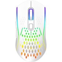 proove raton gaming inalambrico 4800 dpi blanco rgb iluminacion