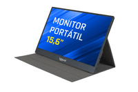 monitor portatil iggual 156 ips fhd usb-c funda 156 ips 1920 x 1080 hdmi altavoces