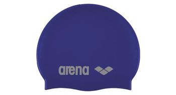 Arena gorro de natacion de silicona clasico azul