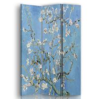 biombo almendro en flor - vincent van gogh - cm 110x150 3 paneles