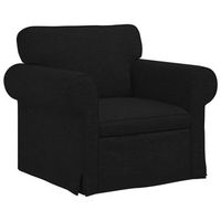 sofa negro 95 x 82 x 80 cm tela vidaxl