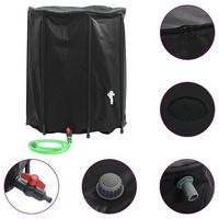 deposito de agua plegable con grifo pvc 1250 l vidaxl