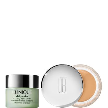 Clinique Daily Calm™ Soothing Cream and Foundation Makeup Balm Bundle (Various Shades) - Light Medium 1