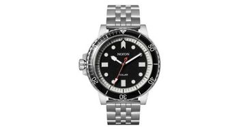 Reloj nixon stinger 44 unisex plata negro