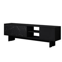 soporte de tv de madera ravello - 150 x 30 x 45 cm - negro