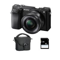 camara mirrorless sony alpha 6100 242mp 16-50mm wifi bluetooth