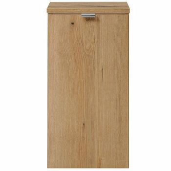 Mueble De Baño Bajo 'newport' Con Puerta Mdf 30x60x40 Cm - Efecto Roble [en.casa]