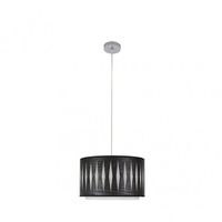 colgante alexandra 1xe27 cromomadera negra regx30x30 cm