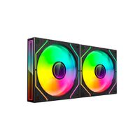 mars gaming mf-3dprox2 kit 2x ventiladores pwm argb 120mm iluminacion argb triple infinity mirror 360 sistema de control pwm rodamientos fdb ventiladores pc con compatibilidad total argb kit