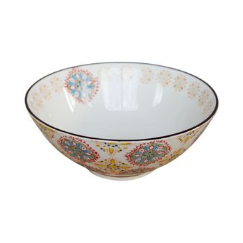 Ensaladera de 23cm en cerámica multicolor