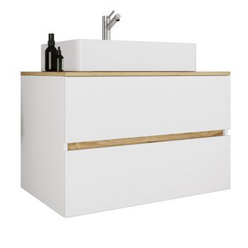 Conjunto De Muebles De Baño Con Lavabo Cosila-a 80