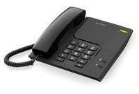 telefono con cable alcatel t26 ce blk
