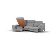 sofa cama chaiselongue elegance gris izquierda