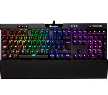 CORSAIR K70 RGB MK.2 Mechanical Gaming Keyboard - Silent Switches