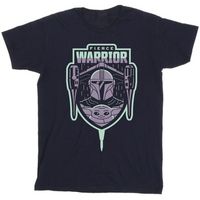 disney tops y camisetas the mandalorian fierce warrior para nino