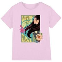 mulan tops y camisetas loyal brave true para nina