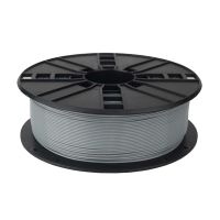 gembird bobina de filamento abs 175mm 06kg gris claro